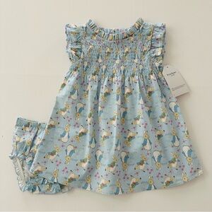 Beatrix Peter Rabbit 18 Months Baby Girl Smocked Dress NWT Summer Spring